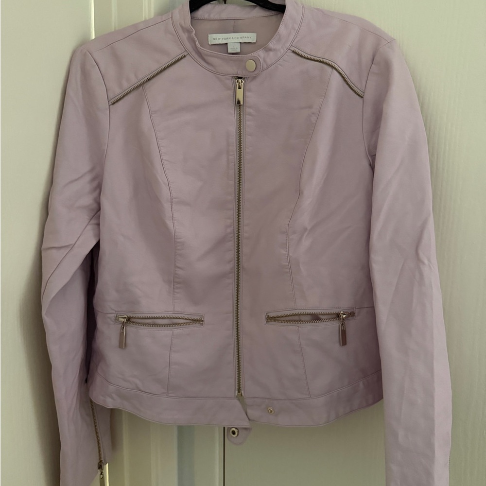 Women's Lavender Moto Jacket